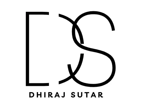 Dhiraj Sutar Logo white